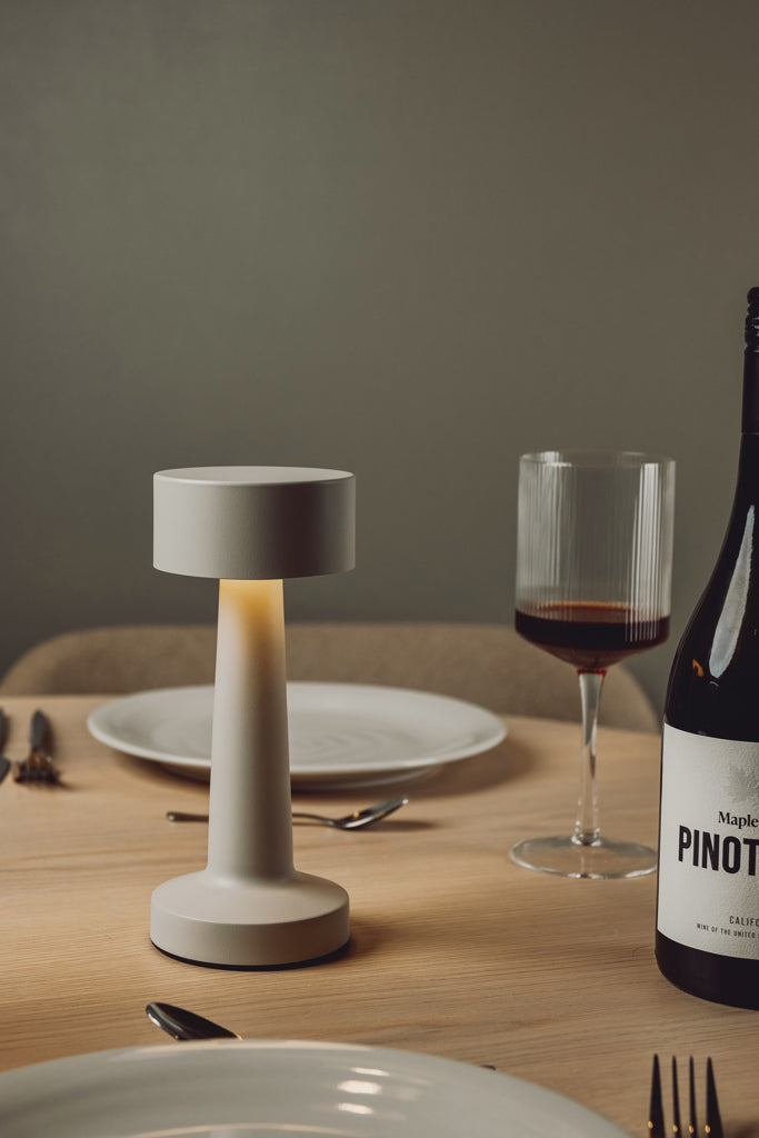 VINGA Maris RCS recycled ABS table lamp - Beige