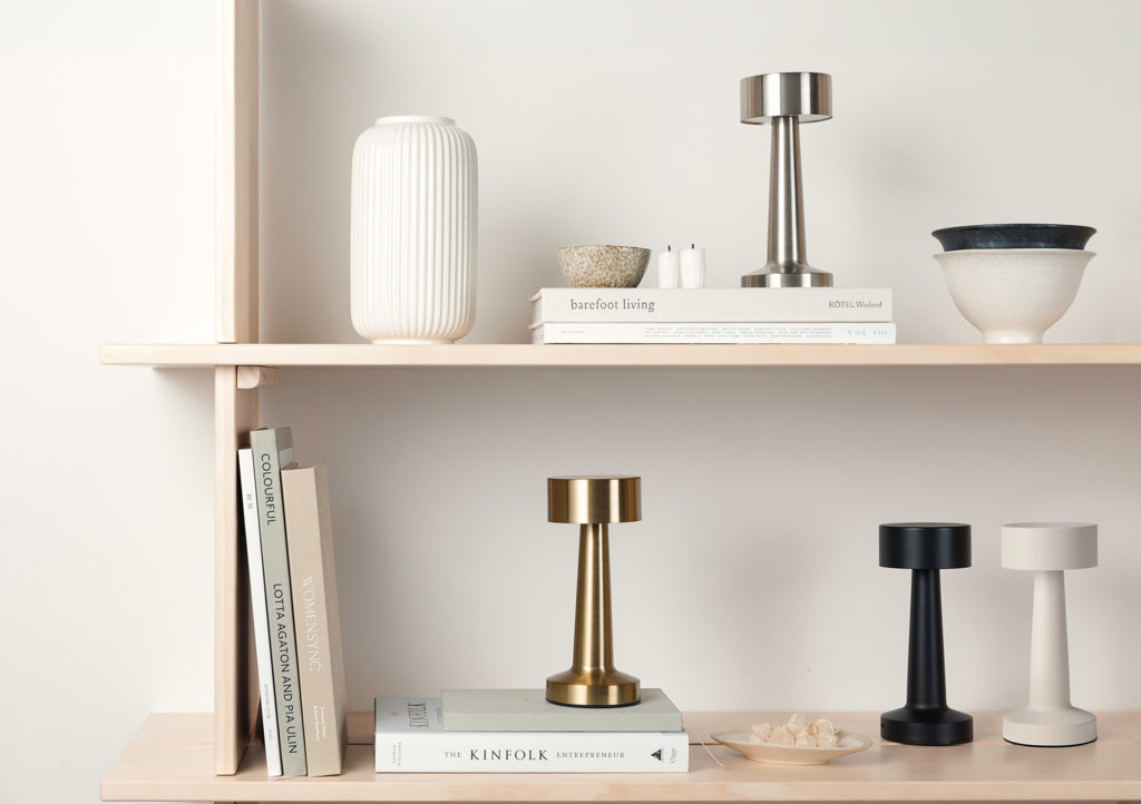 VINGA Maris RCS recycled ABS table lamp - Beige