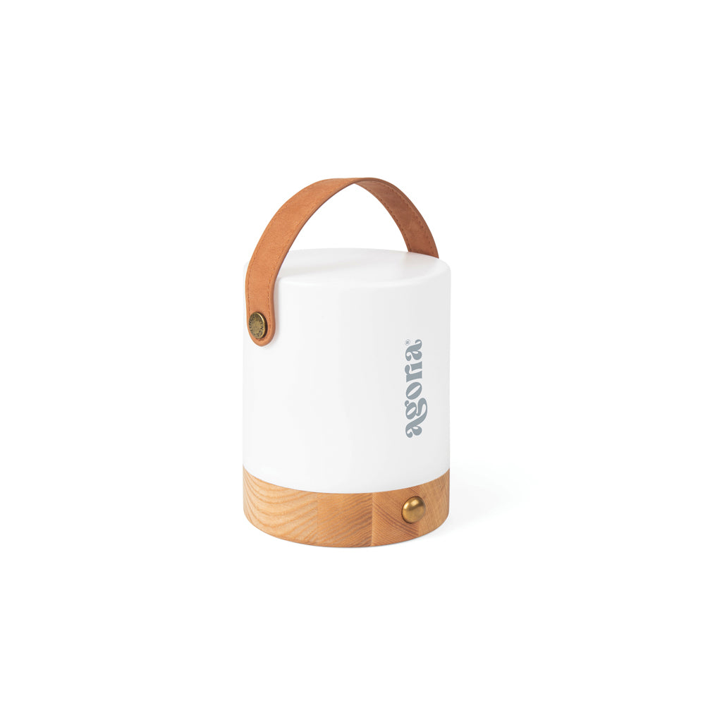 VINGA Narni RCS recycled ABS lantern - Brown