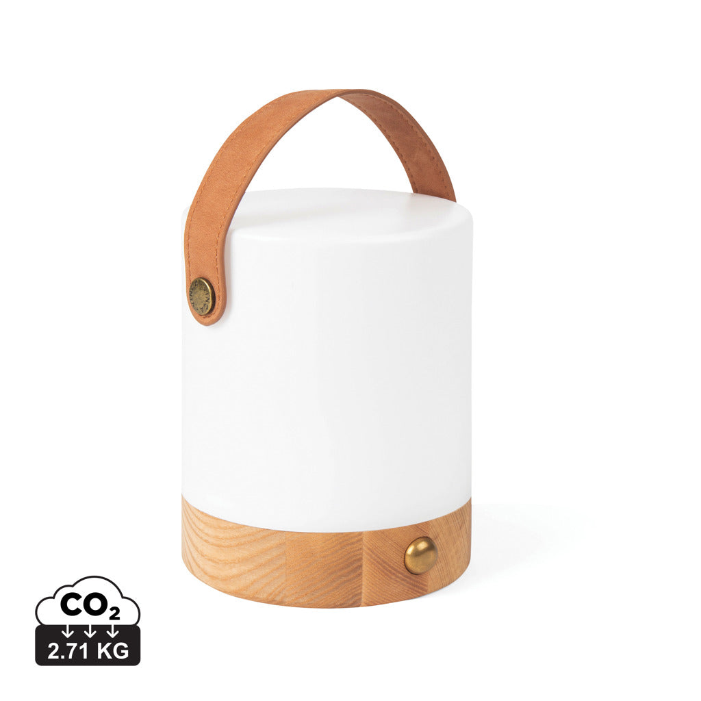 VINGA Narni RCS recycled ABS lantern - Brown