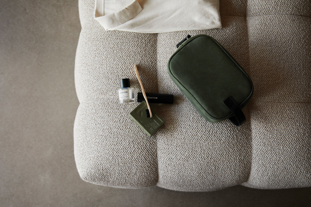 VINGA Marlow RCS recycled polyester toiletry bag - Green
