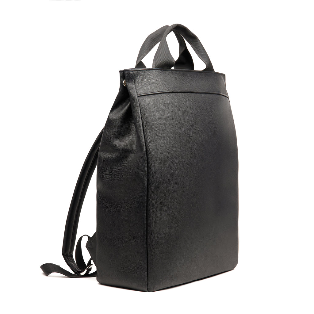 VINGA Bermond RCS recycled PU backpack - Black