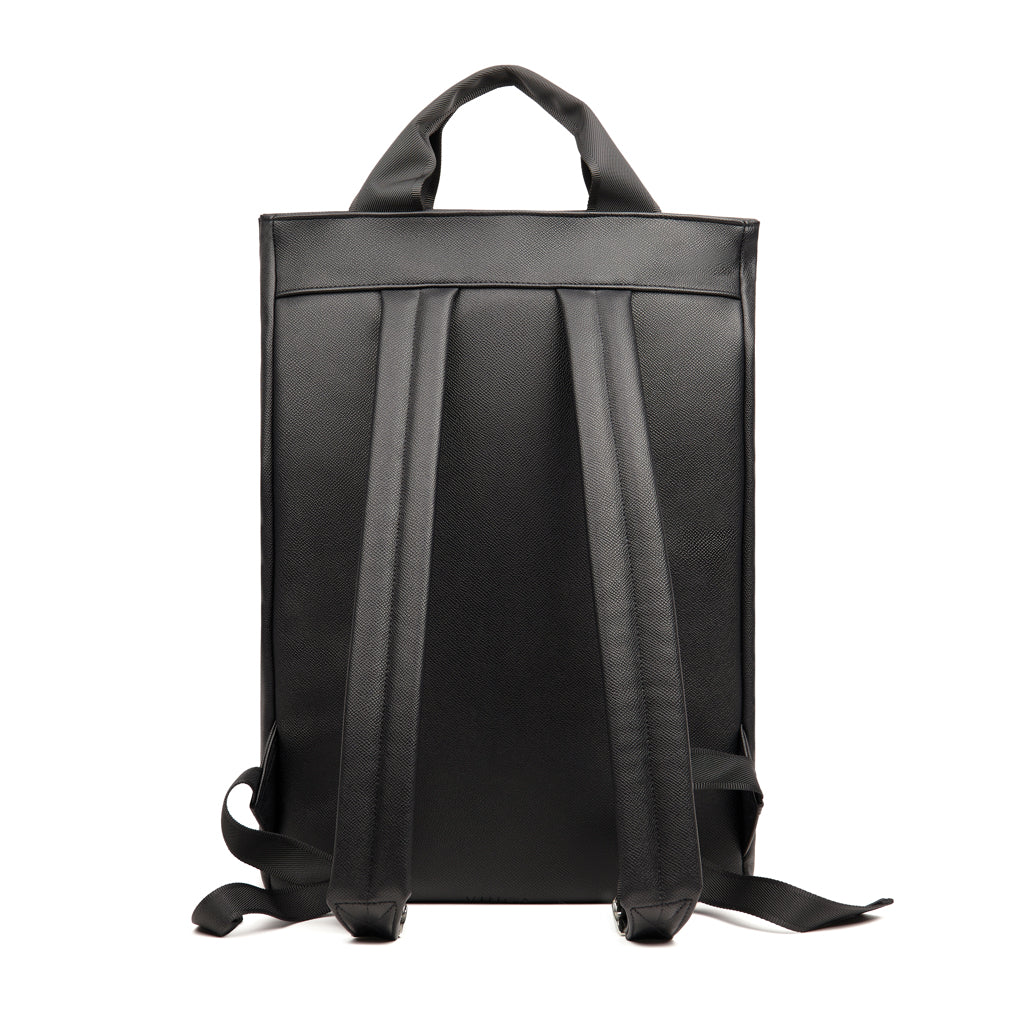 VINGA Bermond RCS recycled PU backpack - Black