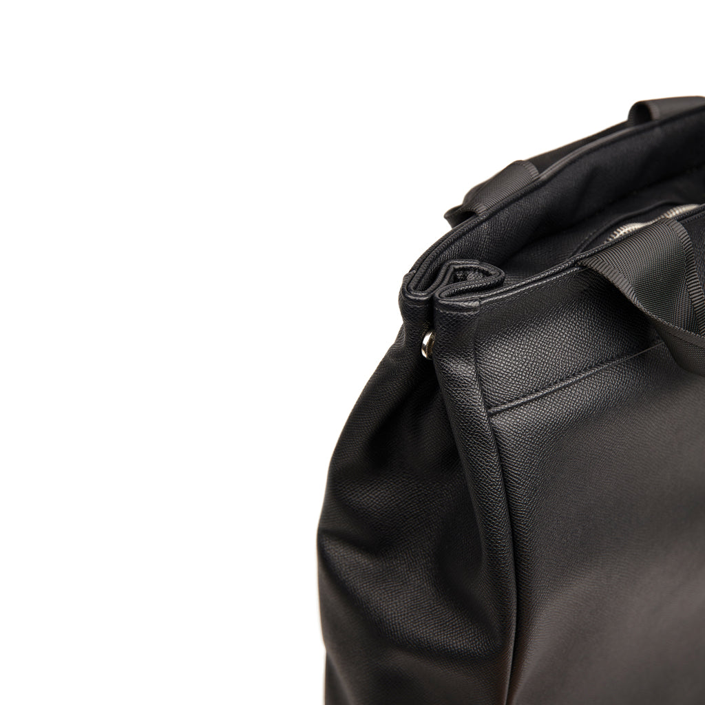 VINGA Bermond RCS recycled PU backpack - Black