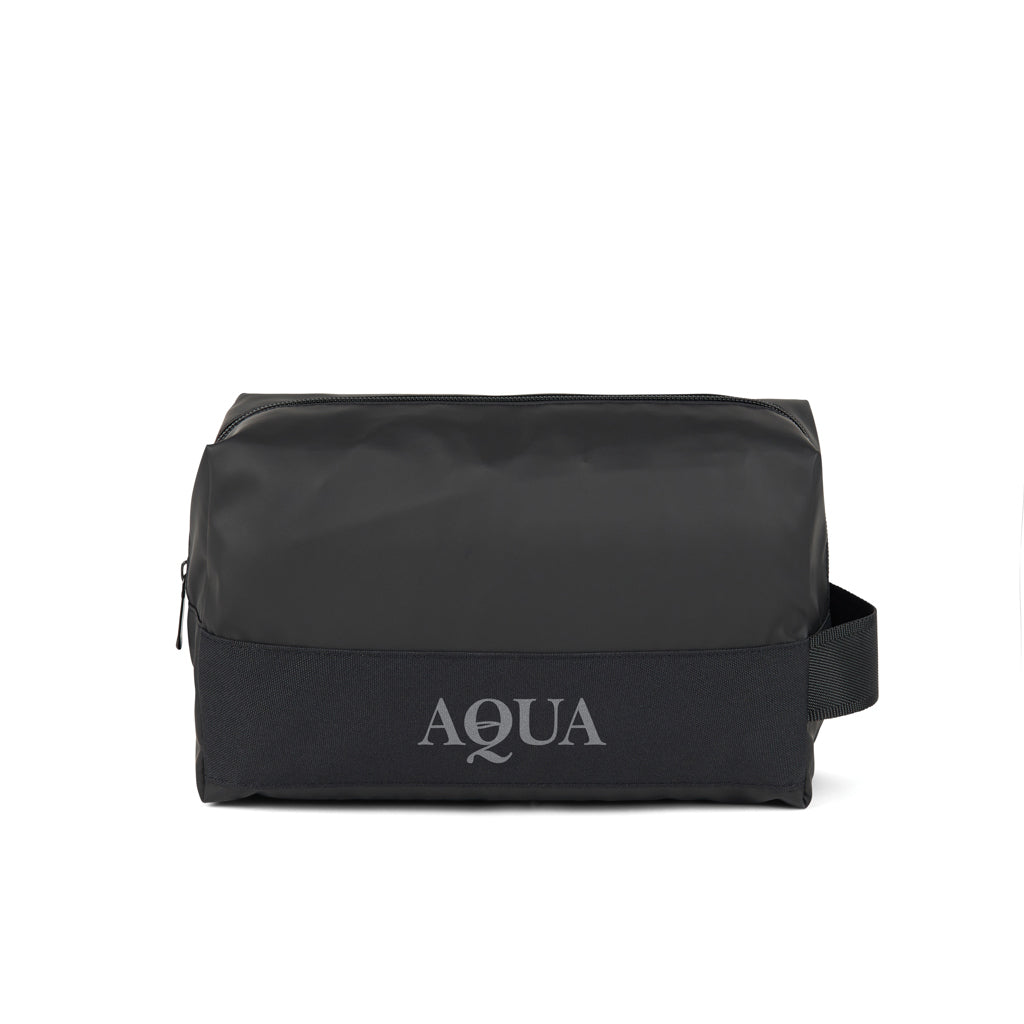 VINGA Livorno GRS recycled polyester toiletry bag - Black
