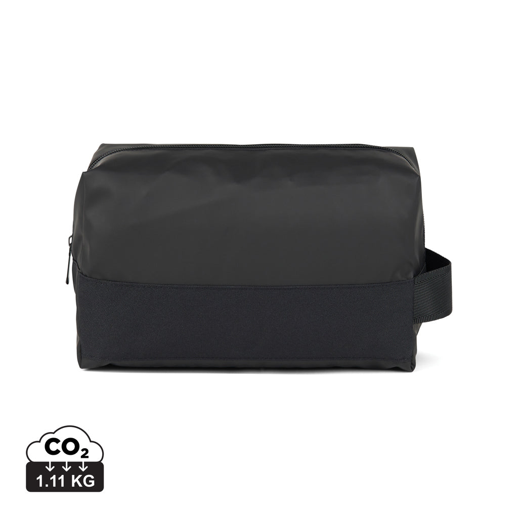 VINGA Livorno GRS recycled polyester toiletry bag - Black