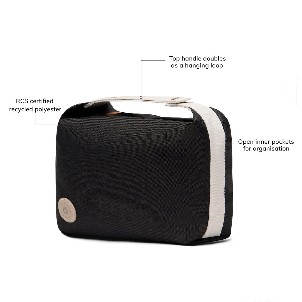 VINGA Sortino RCS toiletry bag - Black