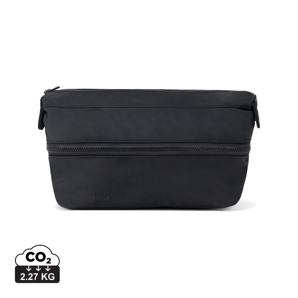 VINGA Baltimore Neo RCS expandable toiletry bag - Black