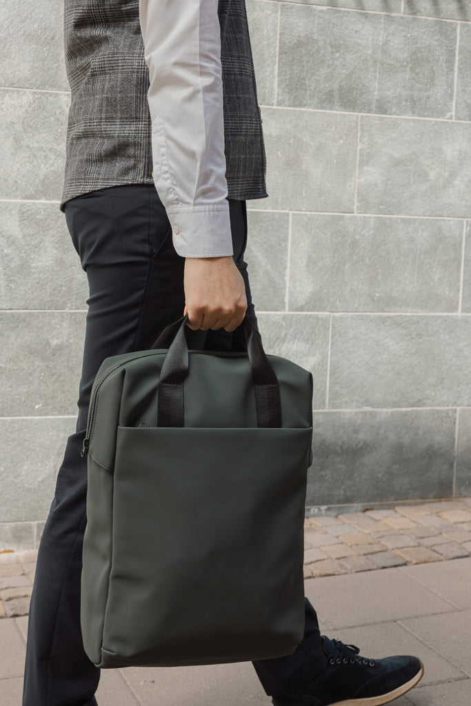 VINGA Baltimore RCS tote backpack - Green