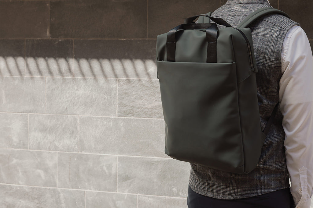 VINGA Baltimore RCS tote backpack - Green