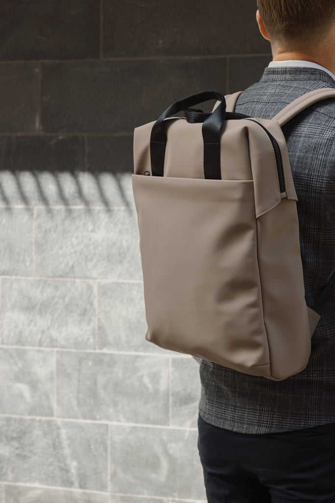 VINGA Baltimore RCS tote backpack - Greige
