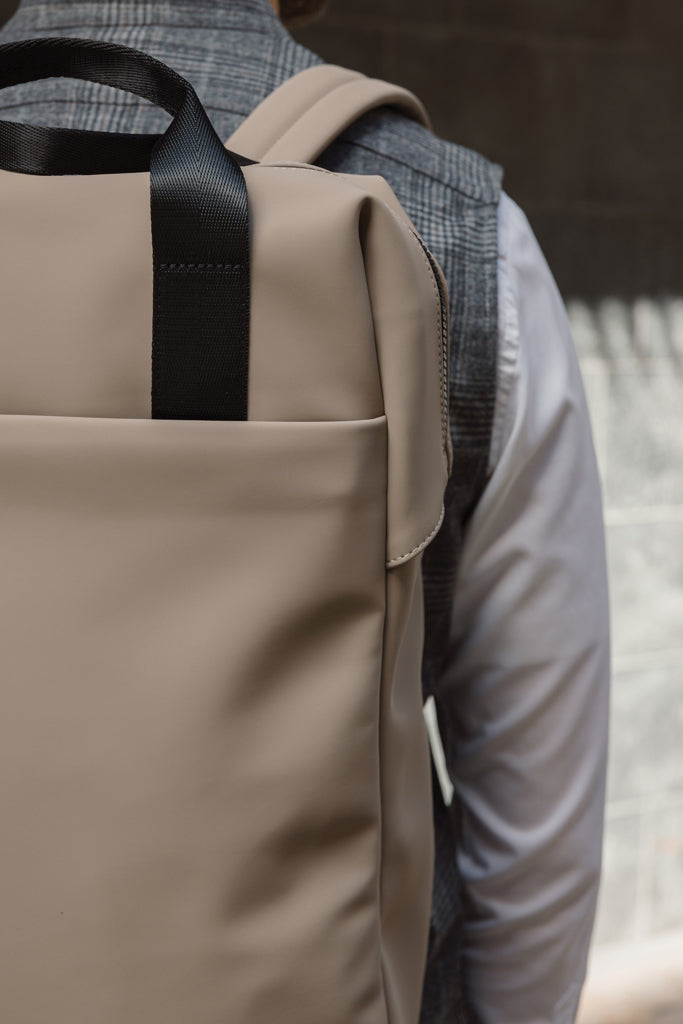 VINGA Baltimore RCS tote backpack - Greige