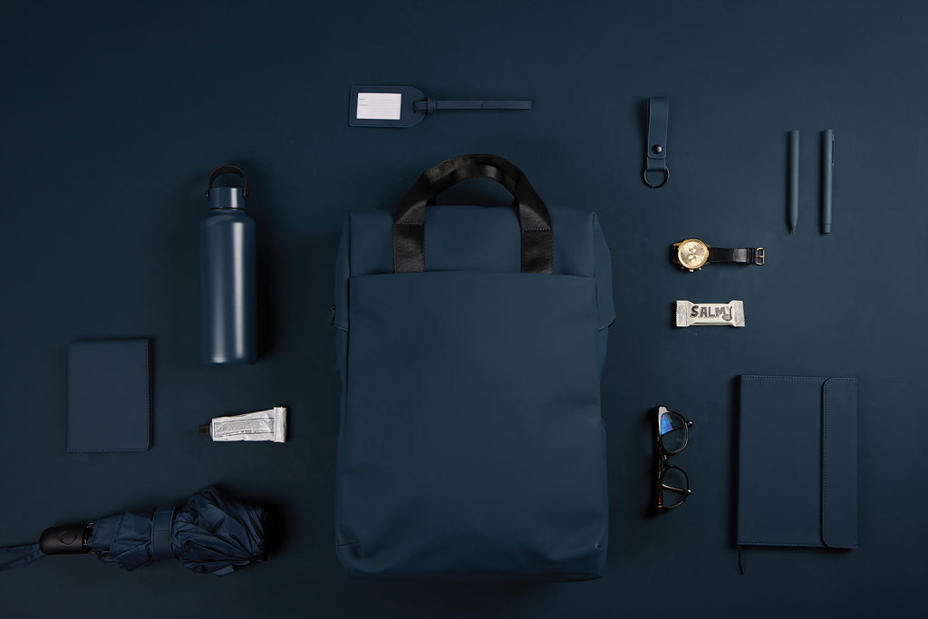 VINGA Baltimore RCS tote backpack - Navy