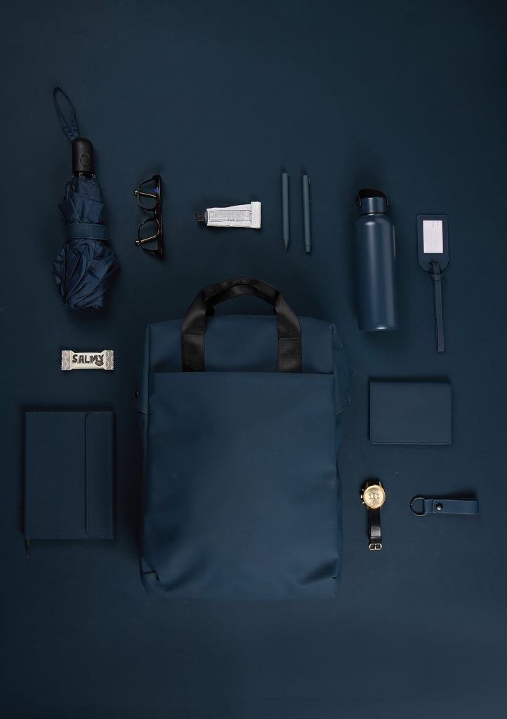 VINGA Baltimore RCS tote backpack - Navy
