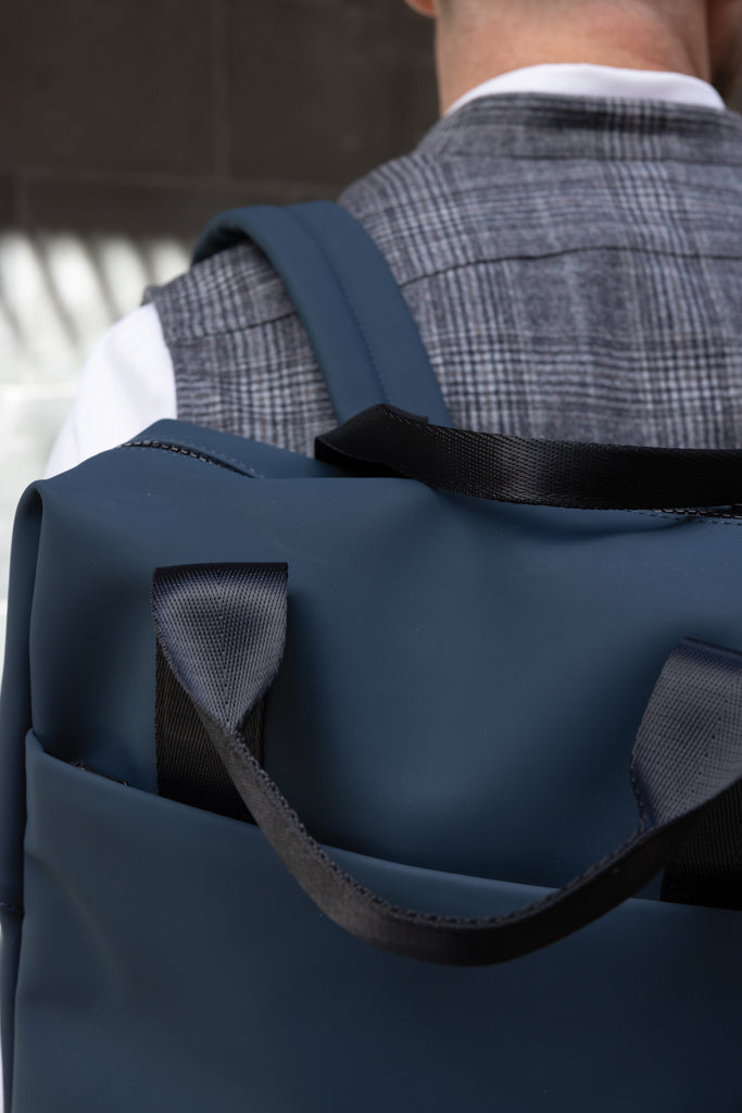 VINGA Baltimore RCS tote backpack - Navy