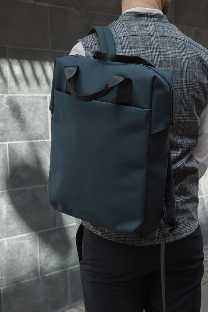 VINGA Baltimore RCS tote backpack - Navy