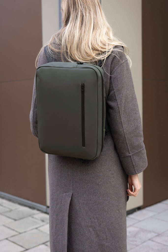 VINGA Baltimore RCS convertible backpack brief - Green