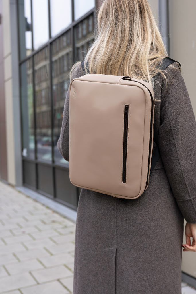 VINGA Baltimore RCS convertible backpack brief - Greige