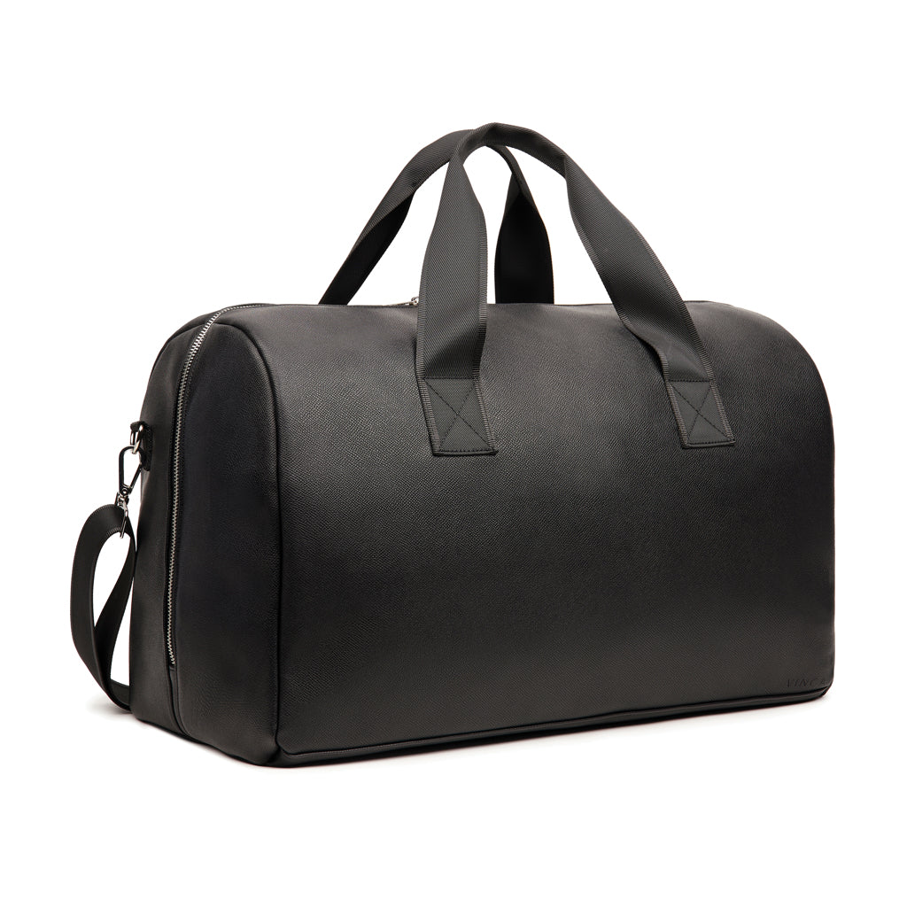 VINGA Bermond RCS recycled PU weekend bag - Black