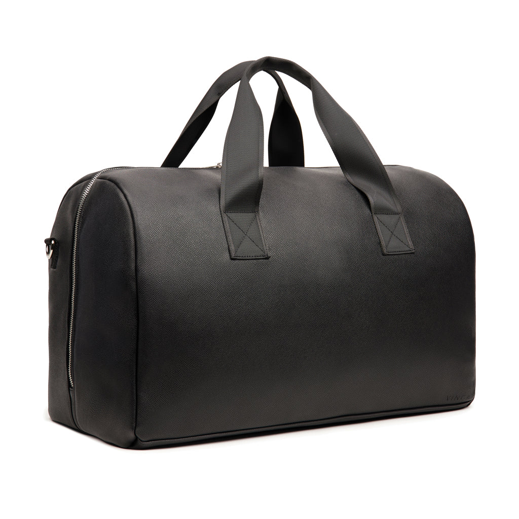 VINGA Bermond RCS recycled PU weekend bag - Black