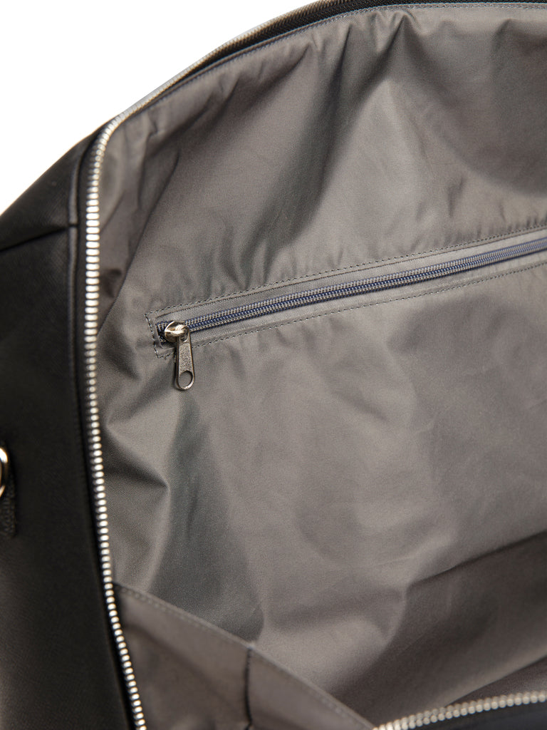 VINGA Bermond RCS recycled PU weekend bag - Black