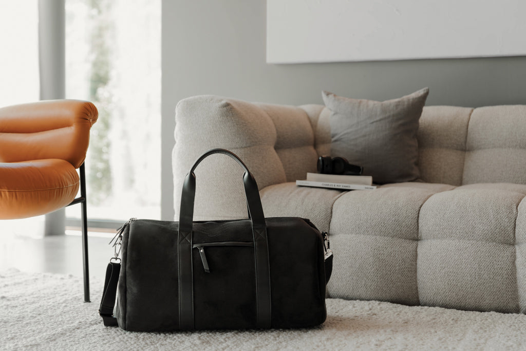 VINGA Marlow RCS recycled polyester weekend bag - Black