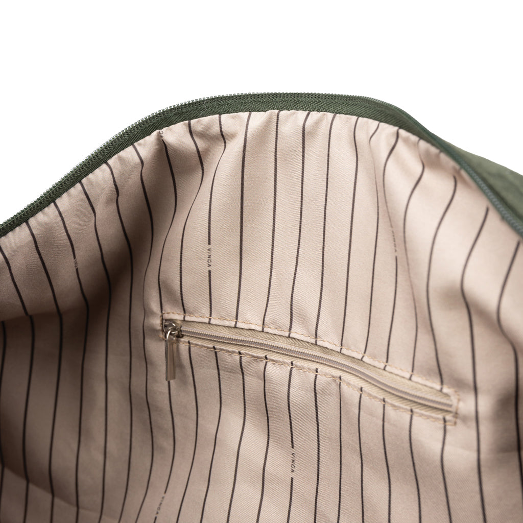 VINGA Marlow RCS recycled polyester weekend bag - Green