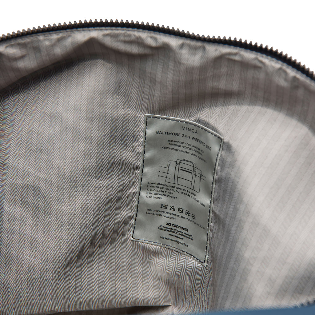 VINGA Baltimore RCS 24h weekend bag - Navy