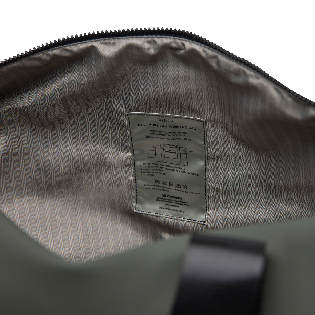 VINGA Baltimore RCS 24h weekend bag - Green