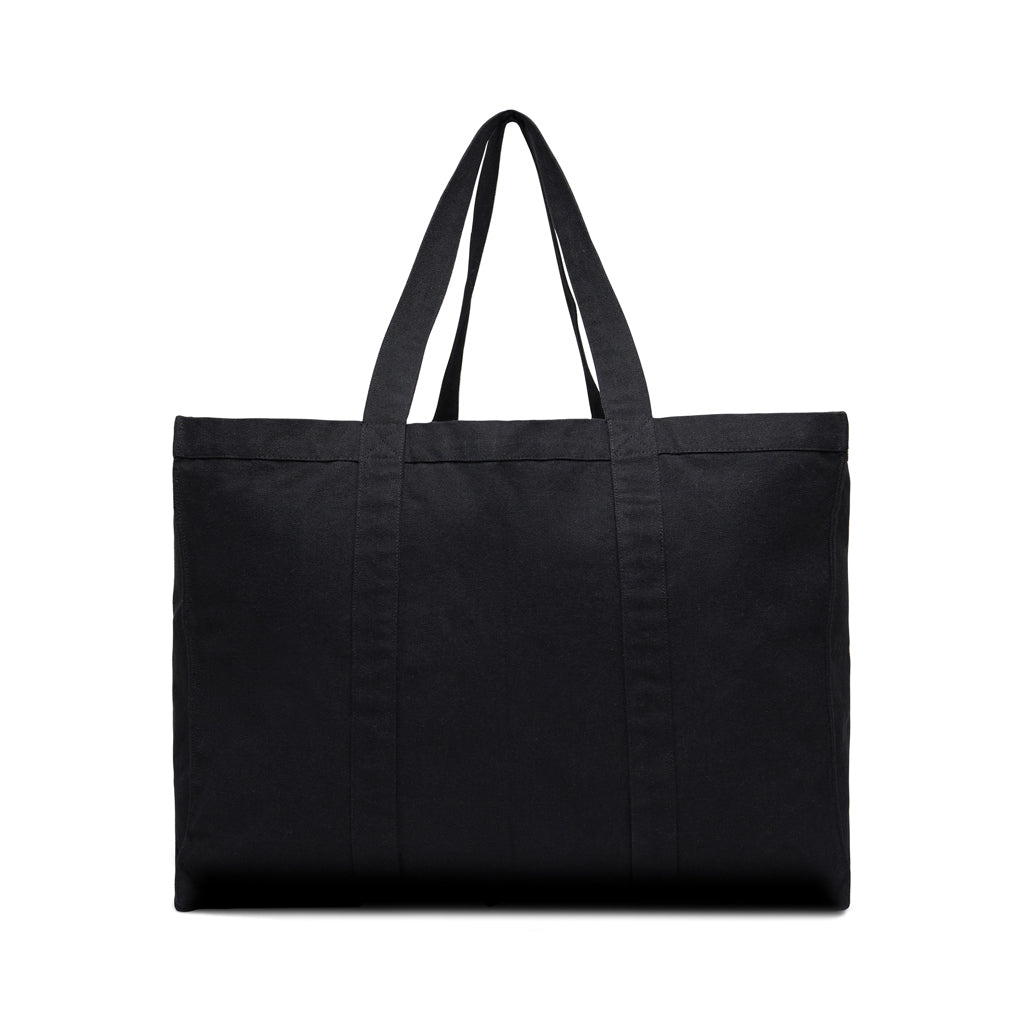 VINGA Hilo AWARE™ recycled canvas maxi tote bag - Black