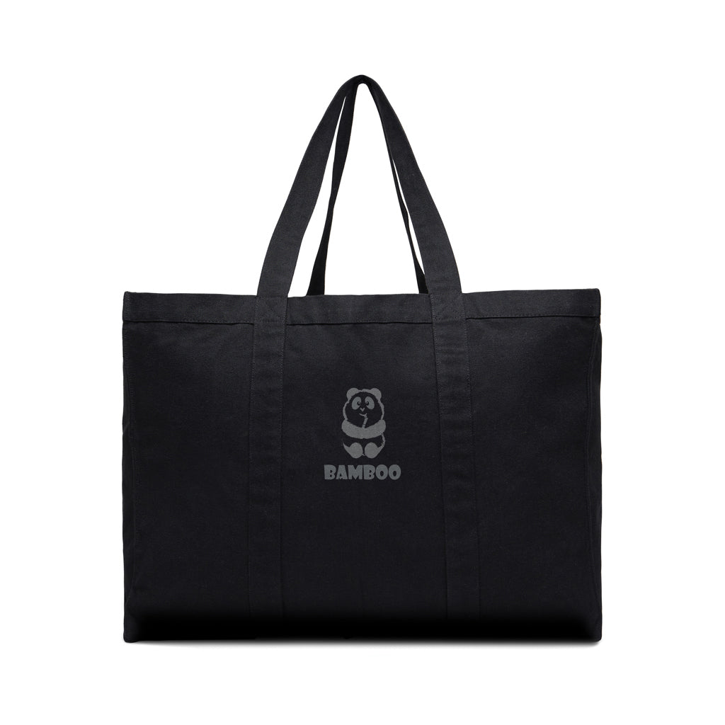 VINGA Hilo AWARE™ recycled canvas maxi tote bag - Black