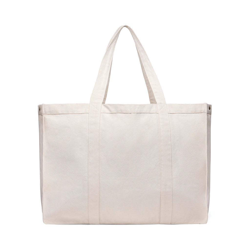VINGA Hilo AWARE™ recycled canvas maxi tote bag - Off White