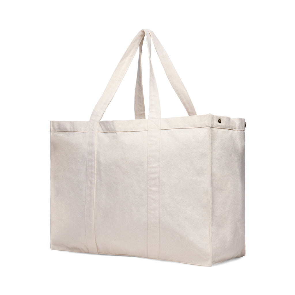 VINGA Hilo AWARE™ recycled canvas maxi tote bag - Off White