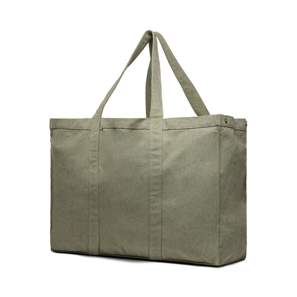 VINGA Hilo AWARE™ recycled canvas maxi tote bag - Green