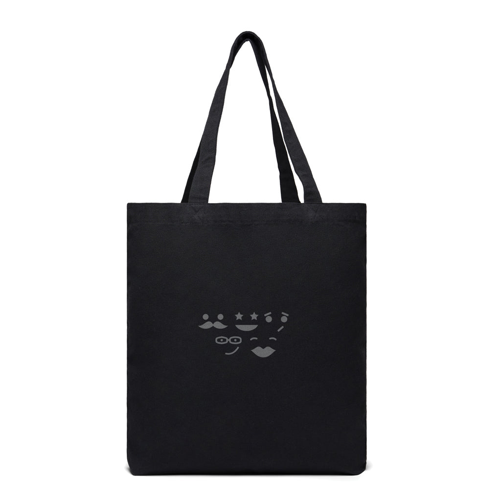 VINGA Hilo AWARE™ recycled canvas tote bag - Black