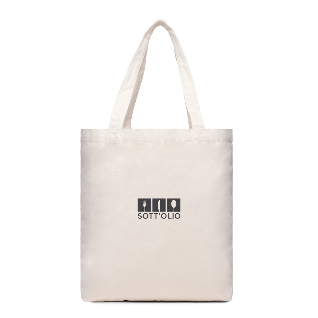 VINGA Hilo AWARE™ recycled canvas tote bag - Off White