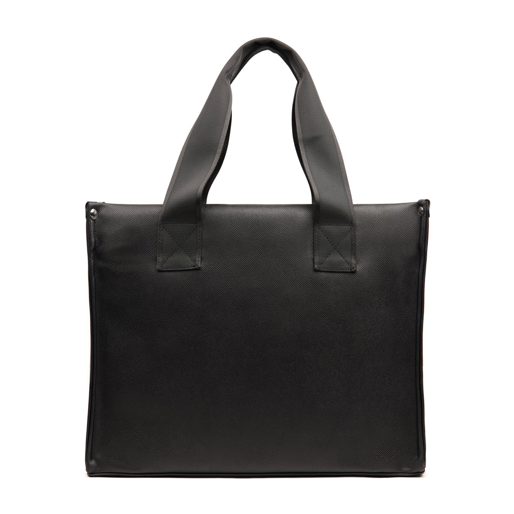 VINGA Bermond RCS recycled PU tote bag - Black