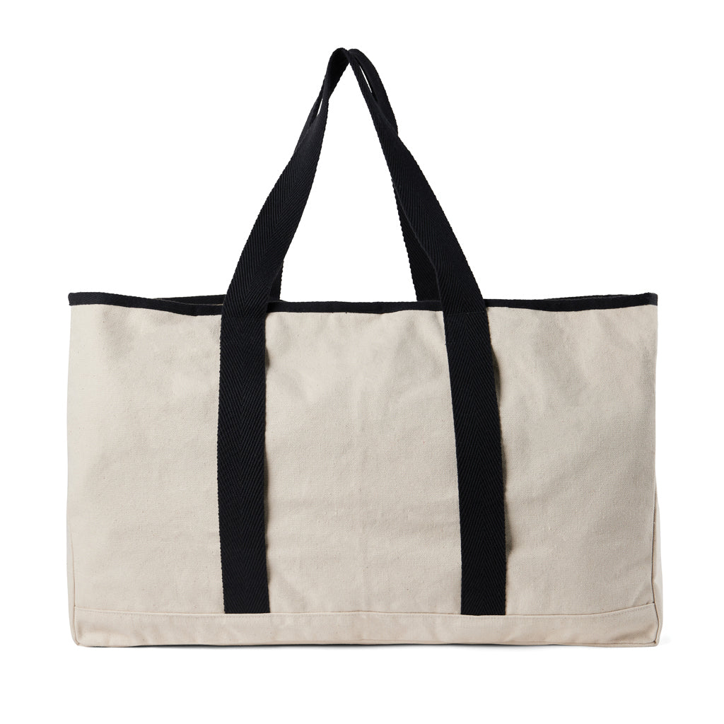 VINGA Volonne AWARE™ recycled canvas beach bag - Off White