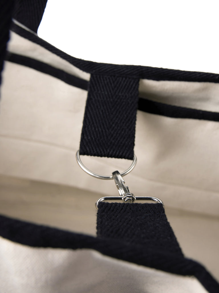 VINGA Volonne AWARE™ recycled canvas beach bag - Off White