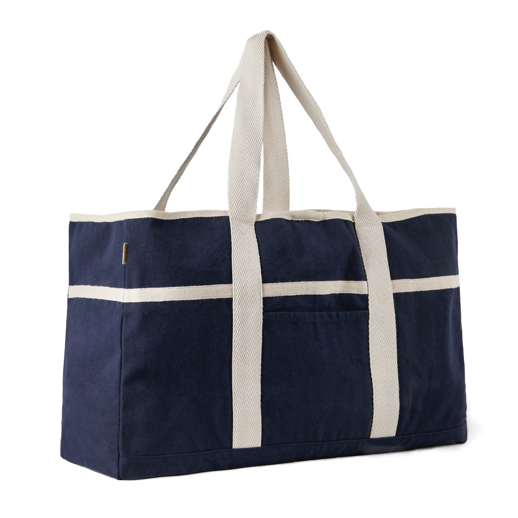 VINGA Volonne AWARE™ recycled canvas beach bag - Blue