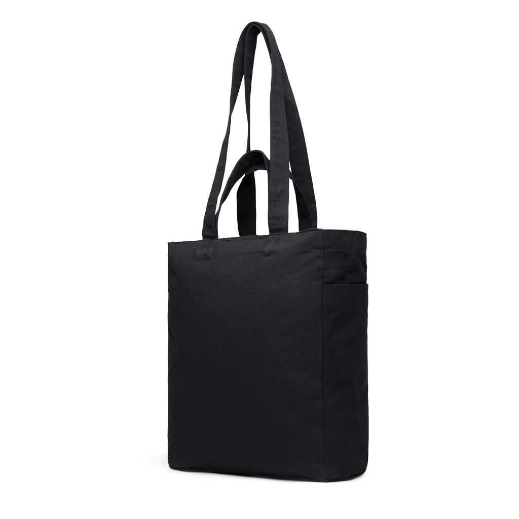 VINGA Hilo AWARE™ recycled canvas zip tote - Black