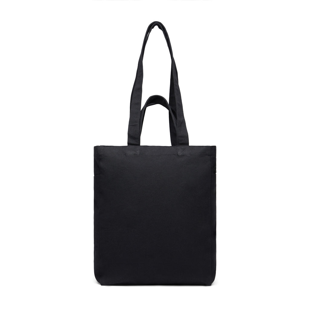 VINGA Hilo AWARE™ recycled canvas zip tote - Black