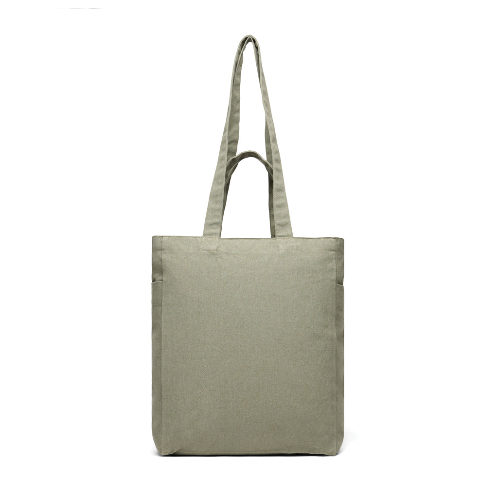 VINGA Hilo AWARE™ recycled canvas zip tote - Green