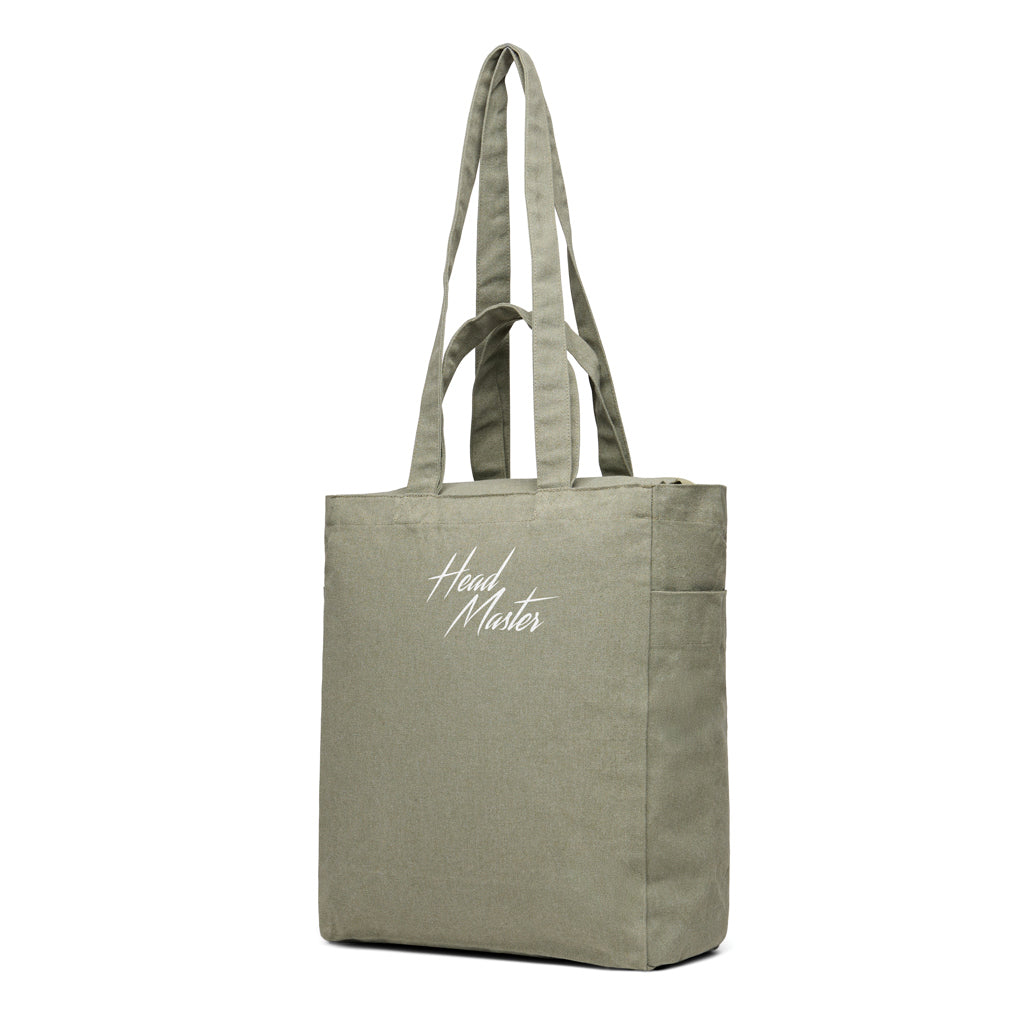 VINGA Hilo AWARE™ recycled canvas zip tote - Green