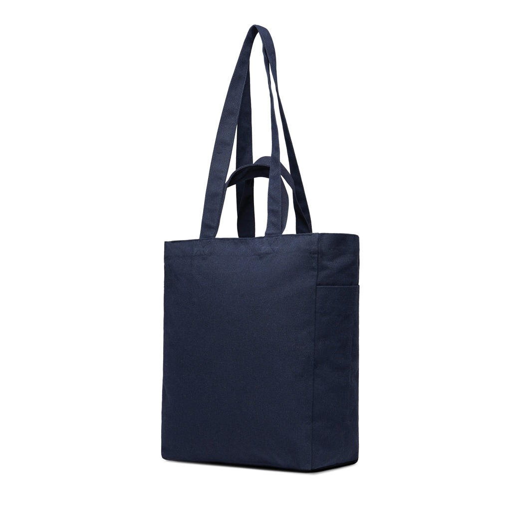 VINGA Hilo AWARE™ recycled canvas zip tote - Navy