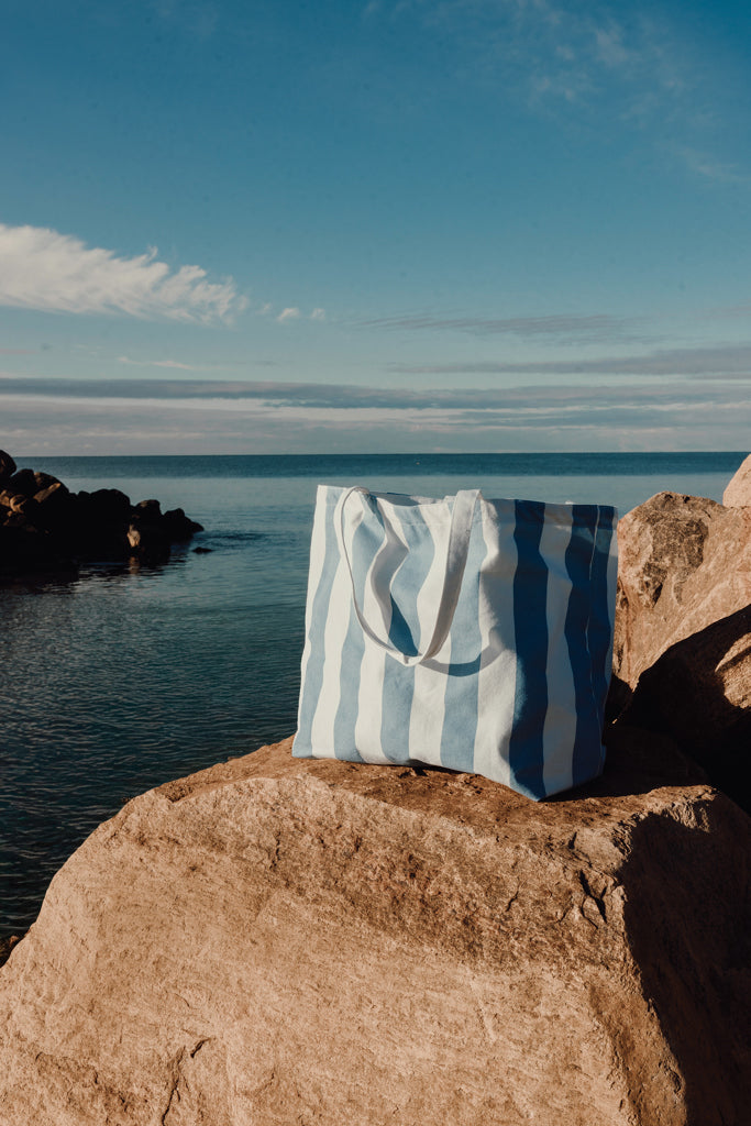 VINGA Lagoa GRS beach bag - Light Blue