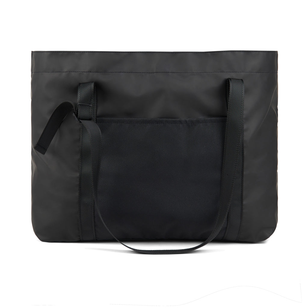 VINGA Livorno GRS recycled polyester maxi tote - Black