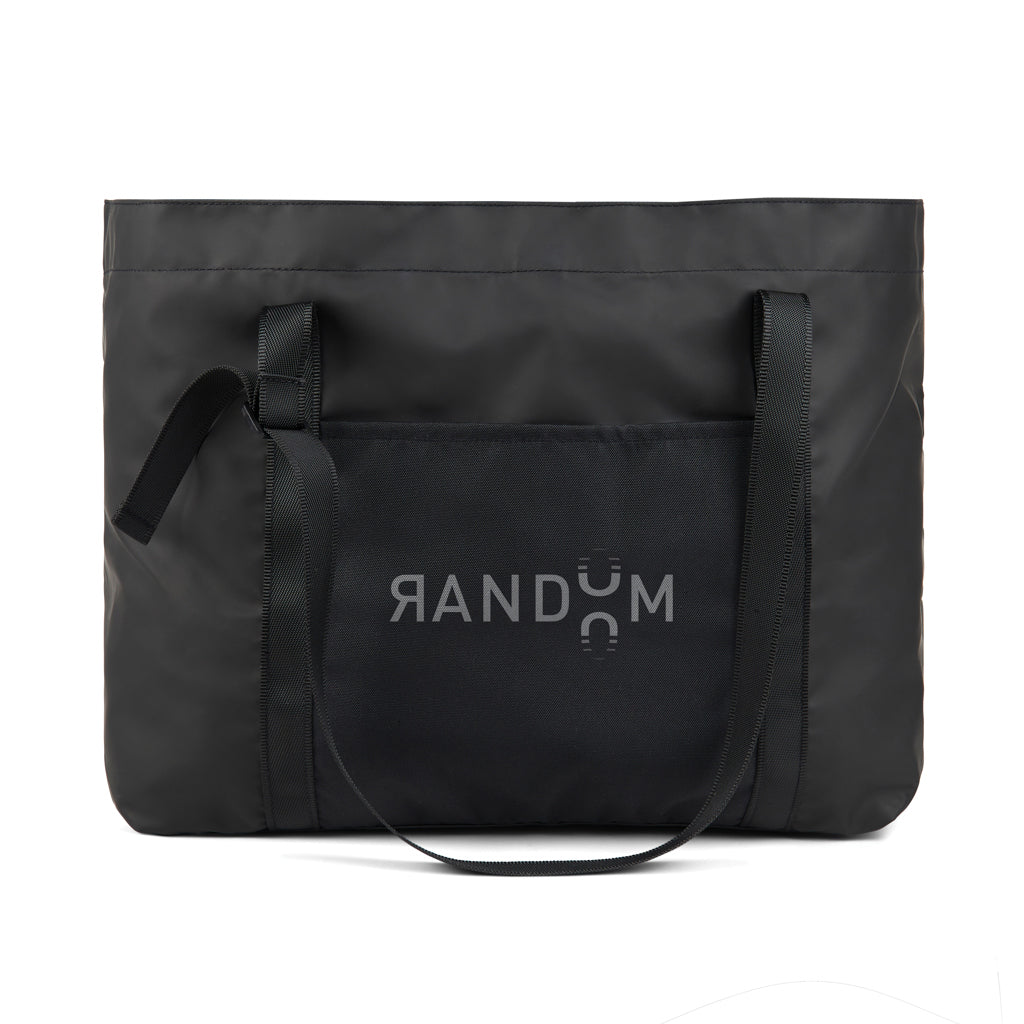 VINGA Livorno GRS recycled polyester maxi tote - Black