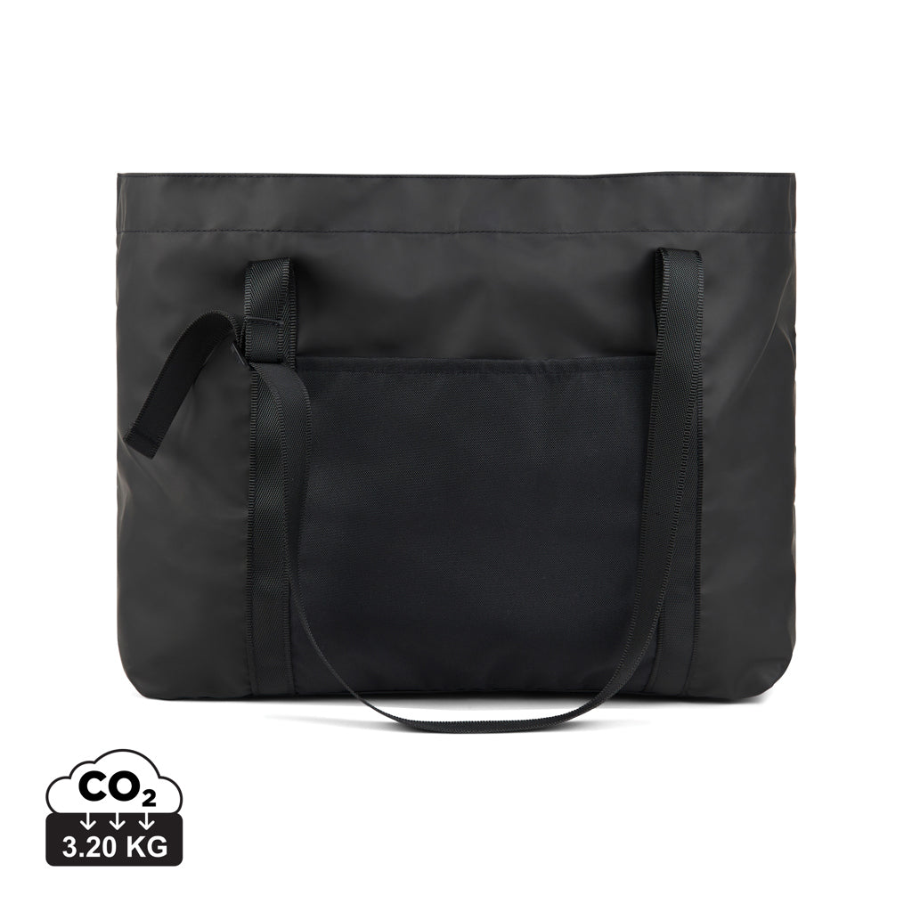VINGA Livorno GRS recycled polyester maxi tote - Black