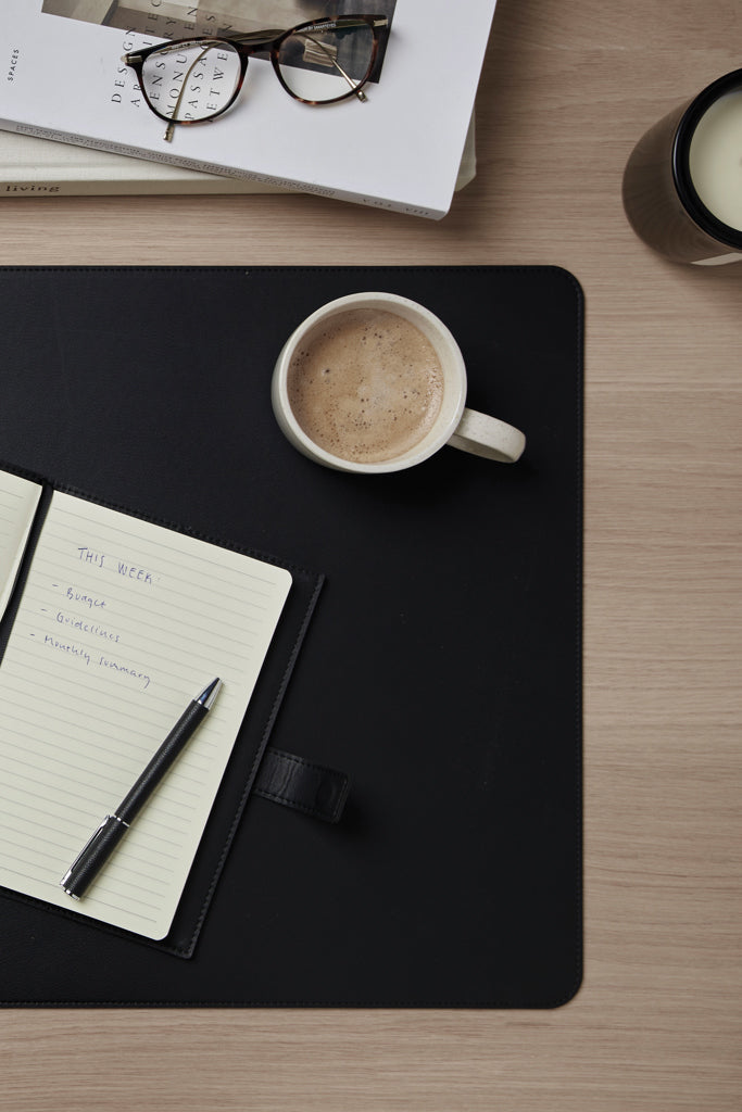 VINGA Timo PU RCS RPET notebook - Black